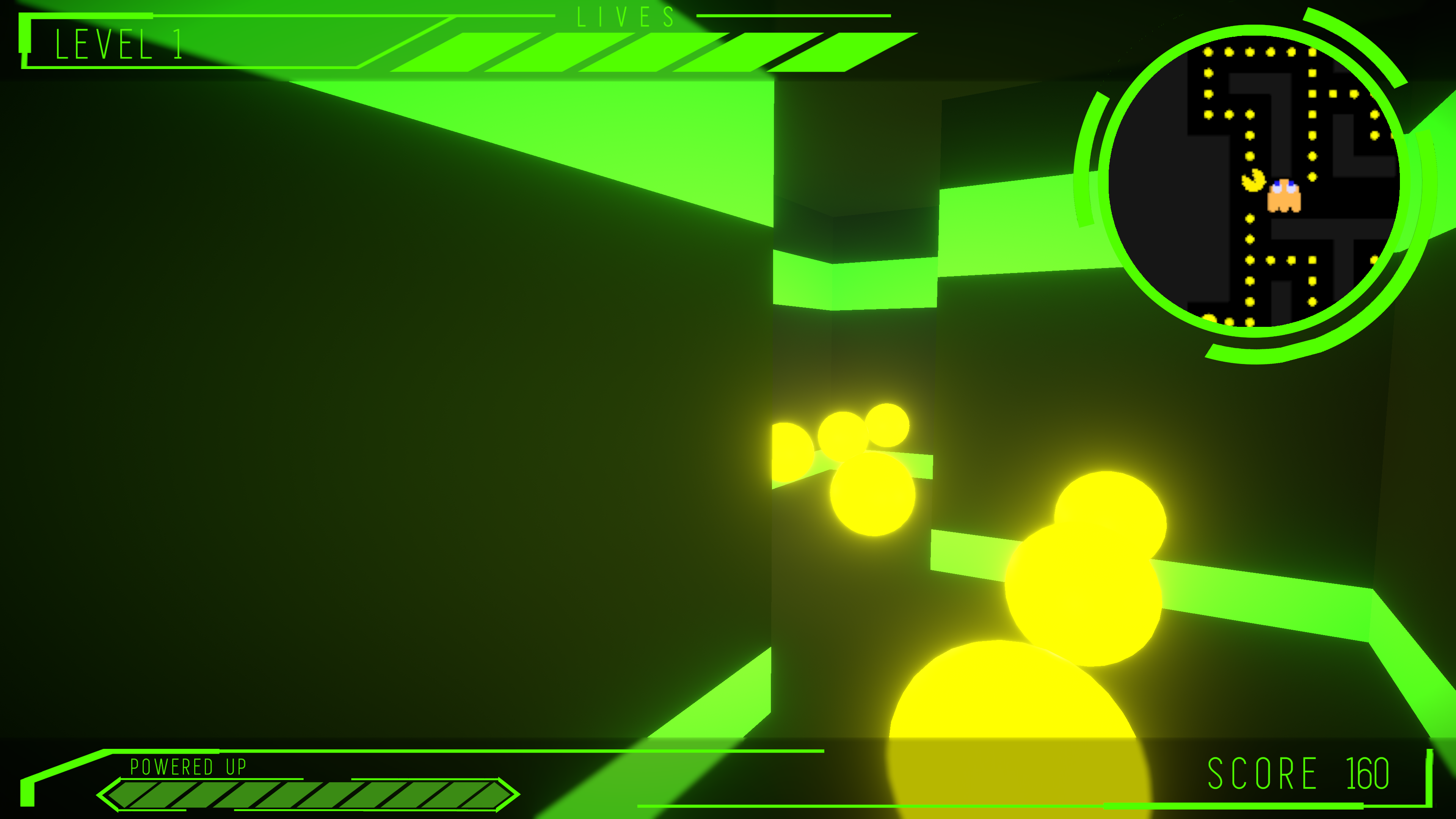 Gameplay of PacMan 3D